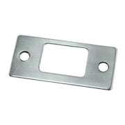 DELTANA SP2753U Deadbolt Strike Plate Brushed Chrome, 10PK SP2753U26D-XCP10